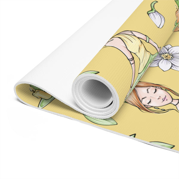 Namaste Girls Yoga Mat, yellow