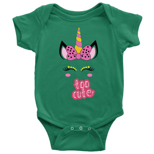 Unicorn Too Cute Onsie