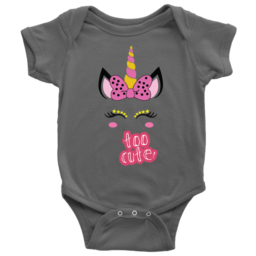 Unicorn Too Cute Onsie