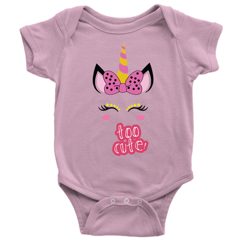 Unicorn Too Cute Onsie